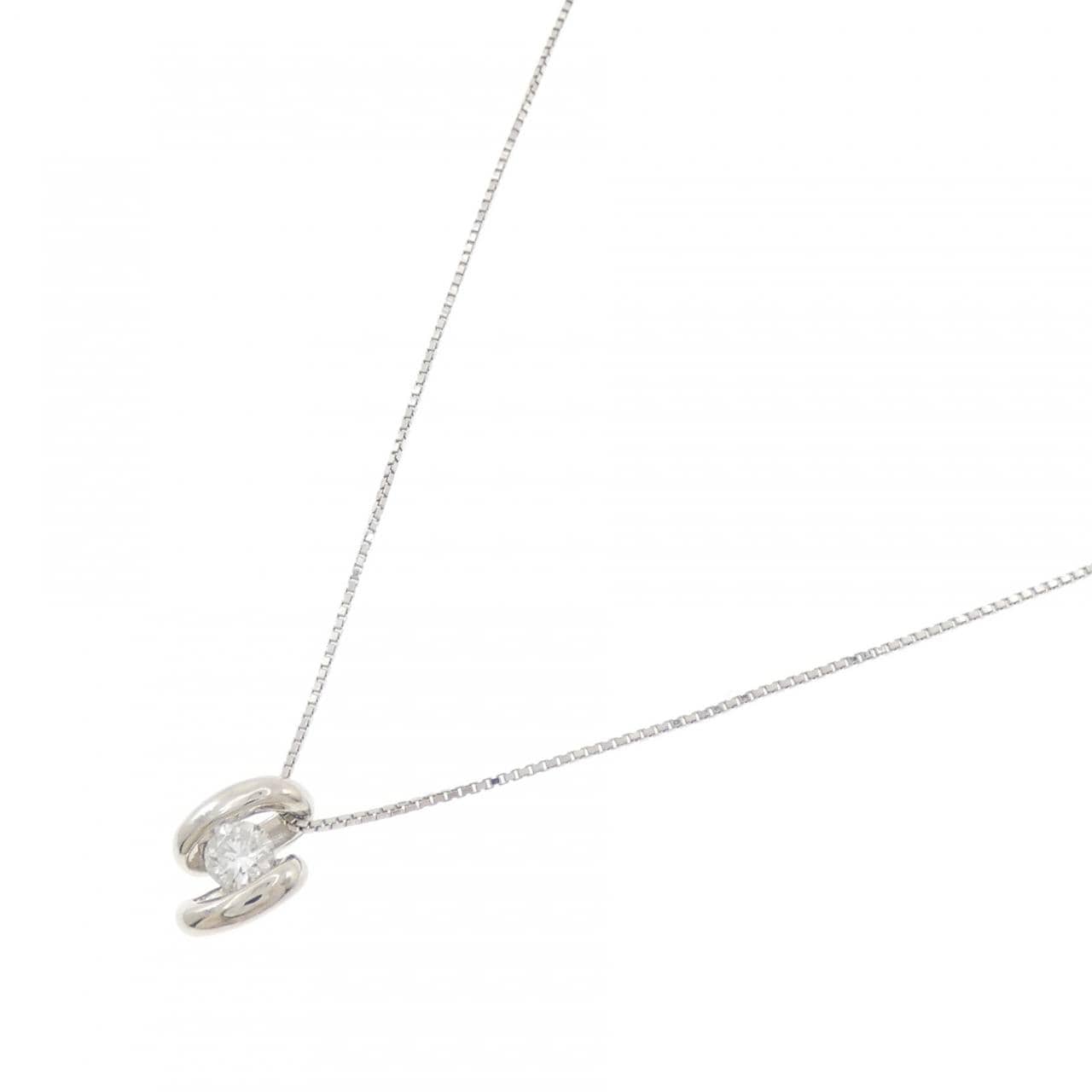 PT900/PT850 ダイヤモンド ネックレス 0.15CT