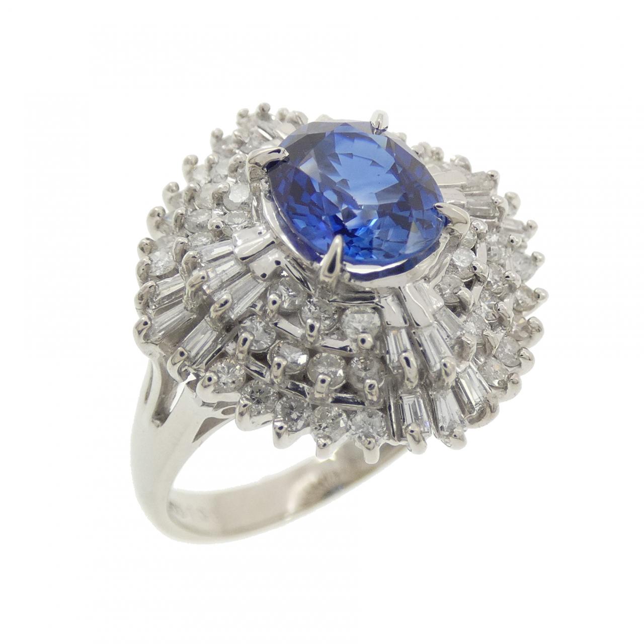 PT900 サファイヤ リング 1.08CT