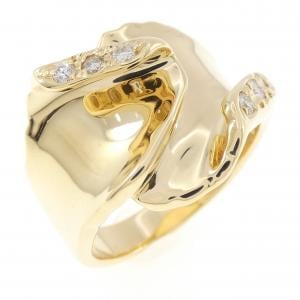 K18YG ダイヤモンド リング 0.11CT