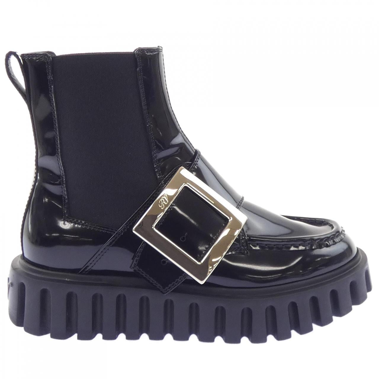 ロジェヴィヴィエ ROGER VIVIER Viv' Go-Thick メタル バックル ブーツ