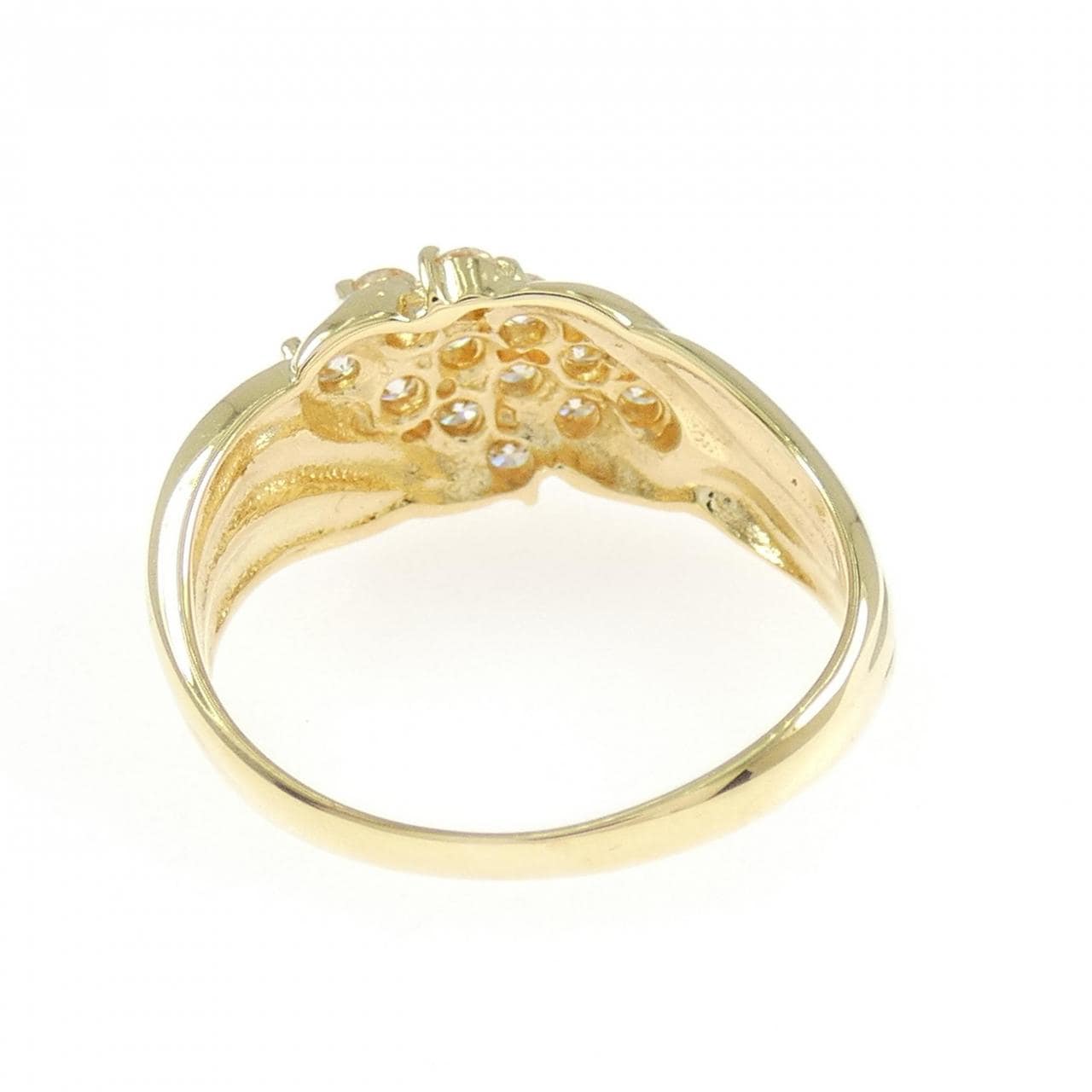 K18YG ダイヤモンド リング 0.30CT