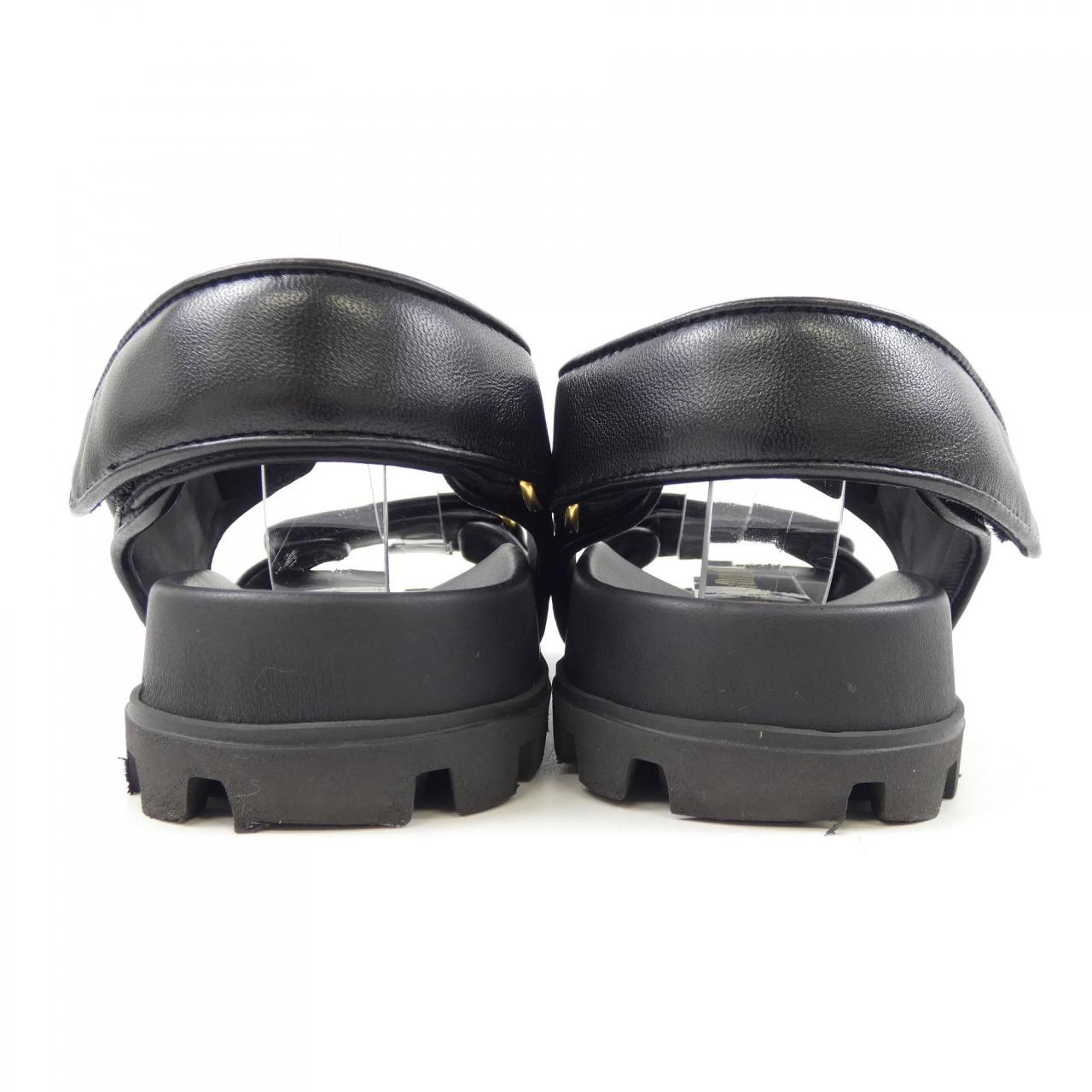 MIU MIU Miu Sporty Matelasse Leather Sandals 5X135E