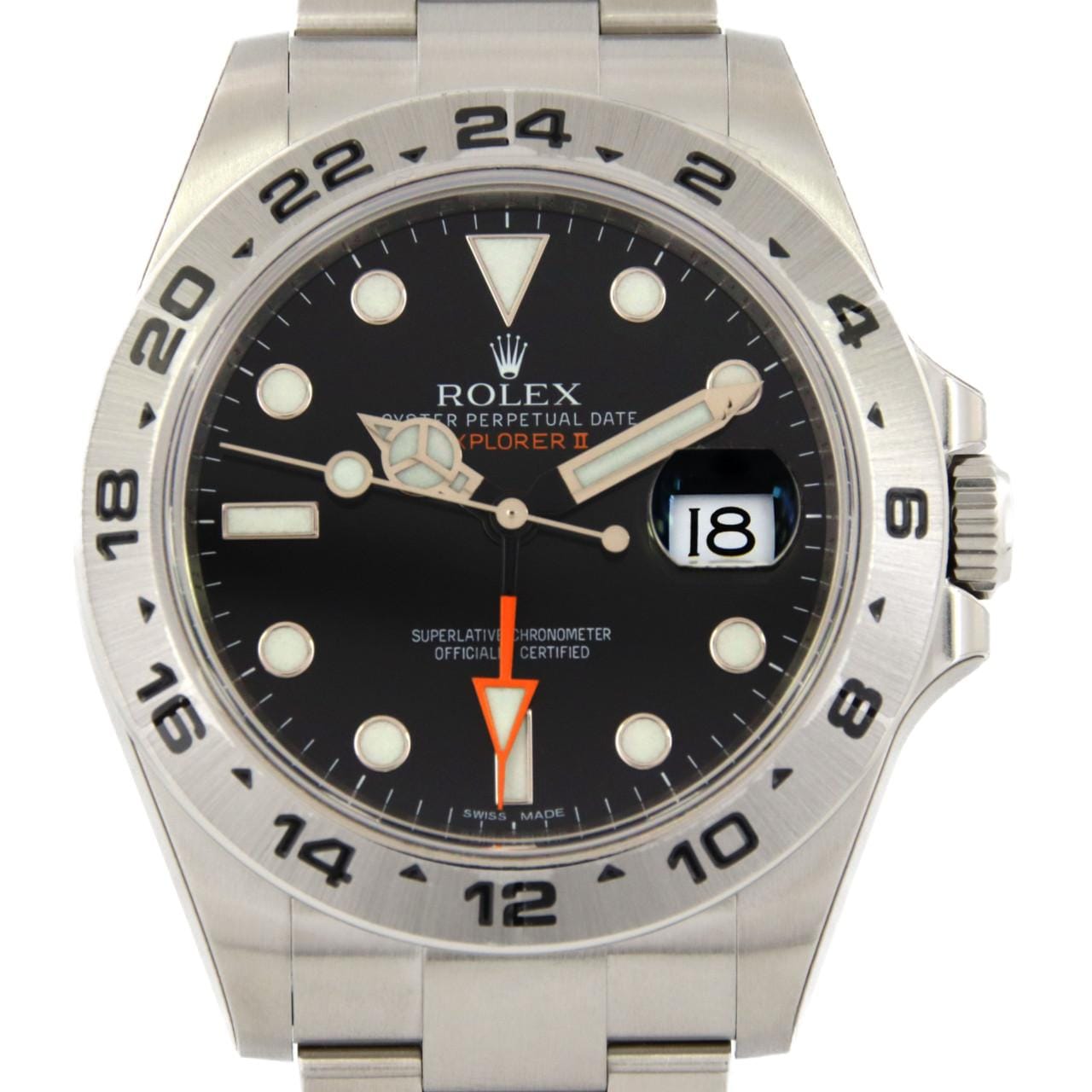 ロレックス ROLEX エクスプローラー２ 216570 ステンレススチール SS クオーツ メンズ 腕時計