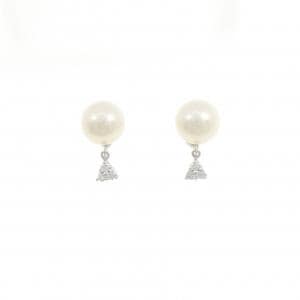 K14WG アコヤパール ピアス 7.6mm