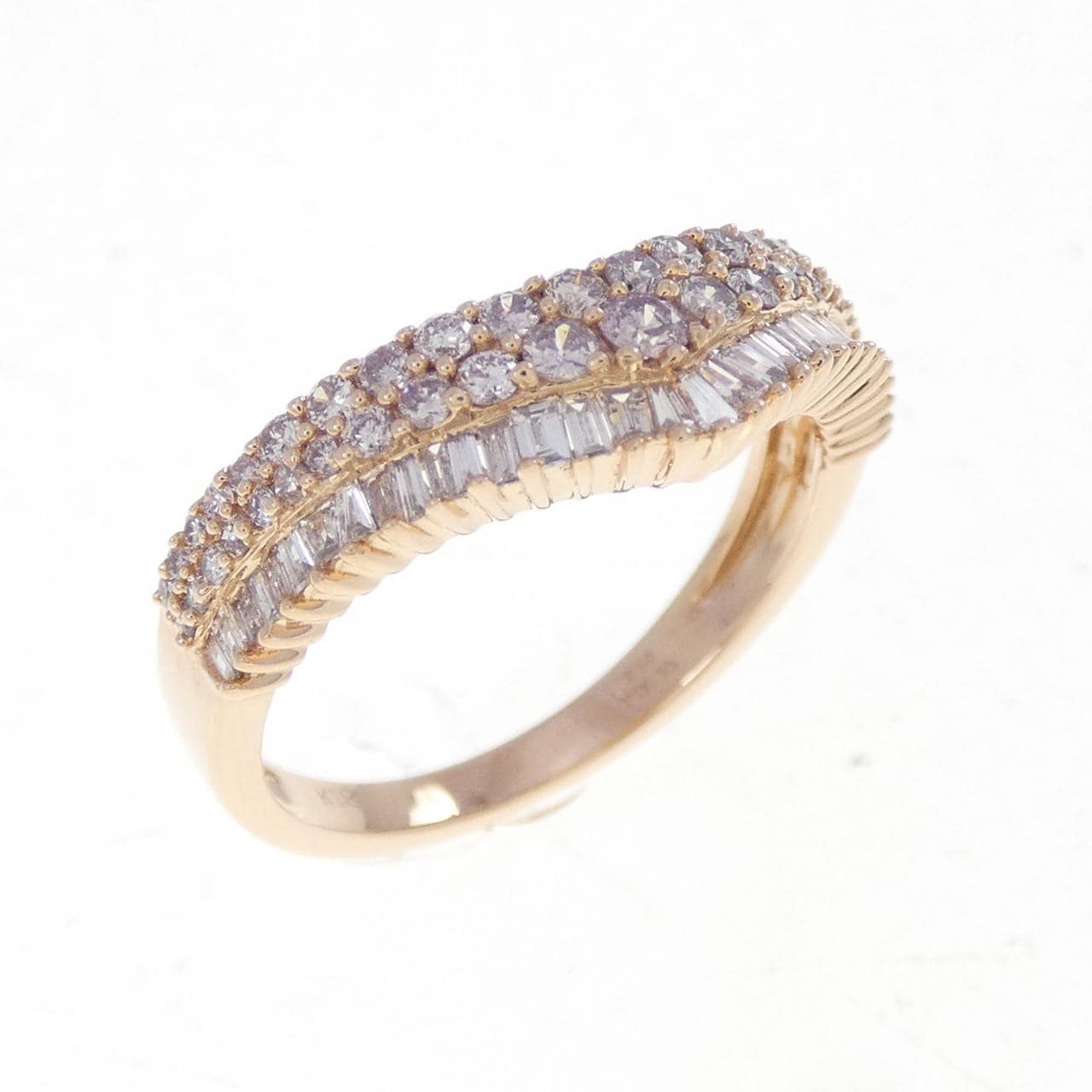 K18PG ピンクダイヤモンド リング 0.35CT