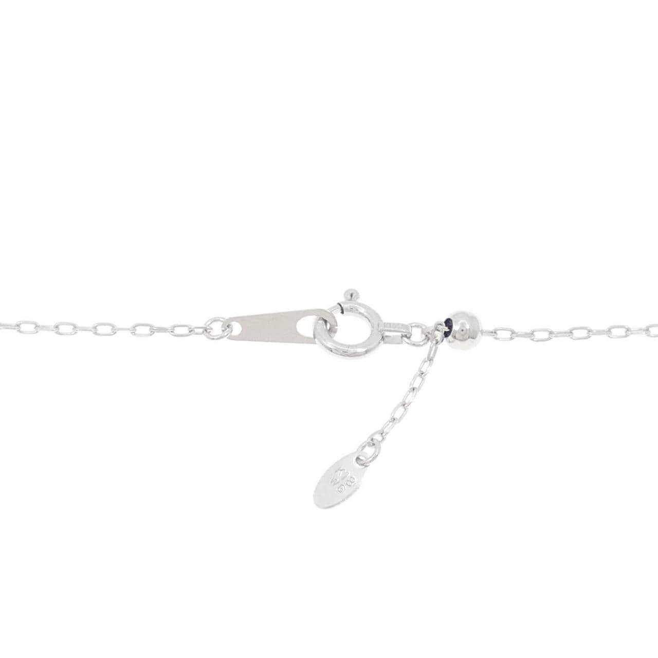 K18WG ダイヤモンド ネックレス 0.1CT