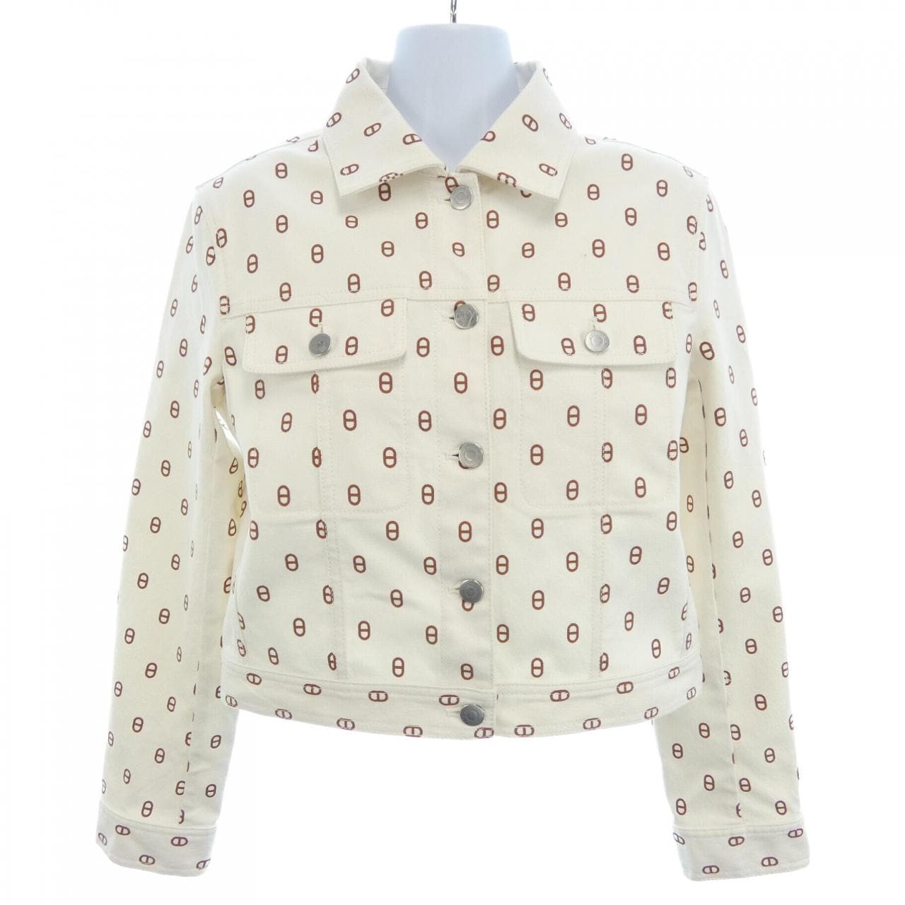 エルメス HERMES シェーヌ･ダンクル　クルー･ド･セル 4E0215D3 ジャケット