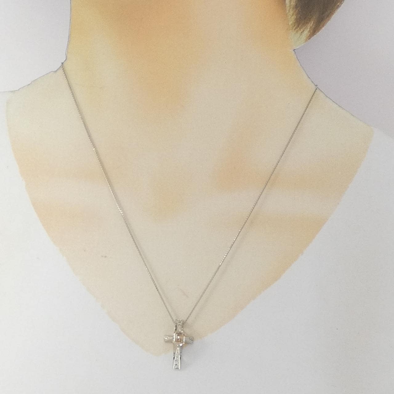 PT900/PT850 ダイヤモンド ネックレス 1.01CT