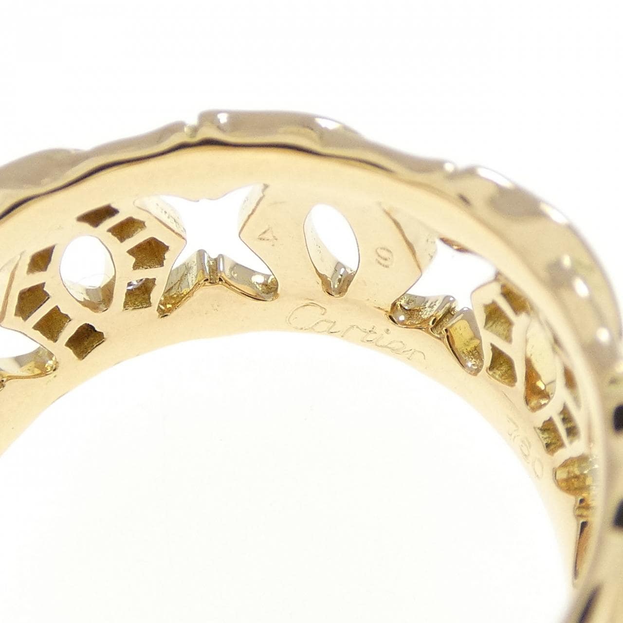 【ヴィンテージ】カルティエ アントルラセ スモール ハーフ リング