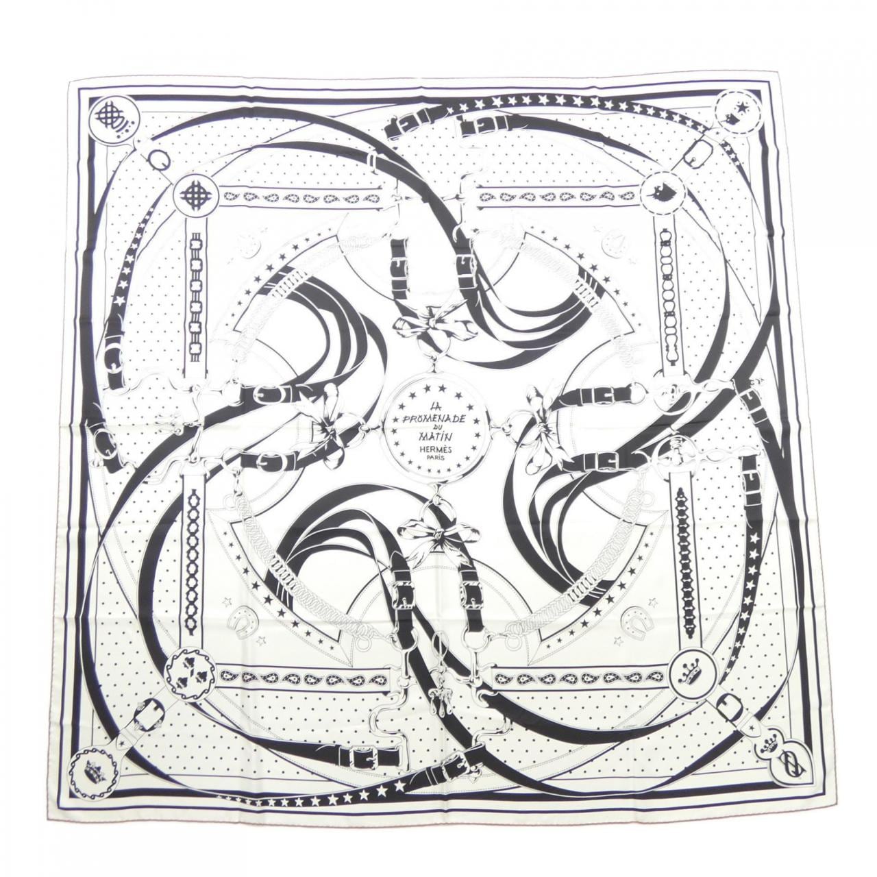 エルメス HERMES LA RPROMENADE DU MATIN H923986S カレダブルフェイス140 ショール