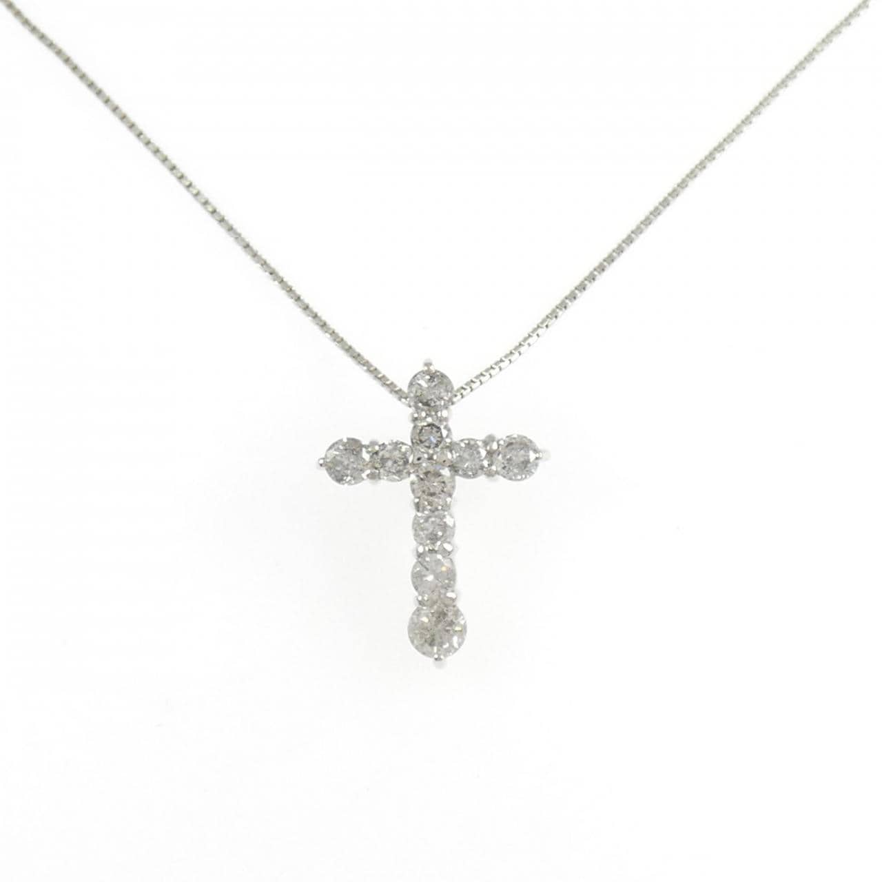 PT900/PT850 ダイヤモンド ネックレス 1.00CT