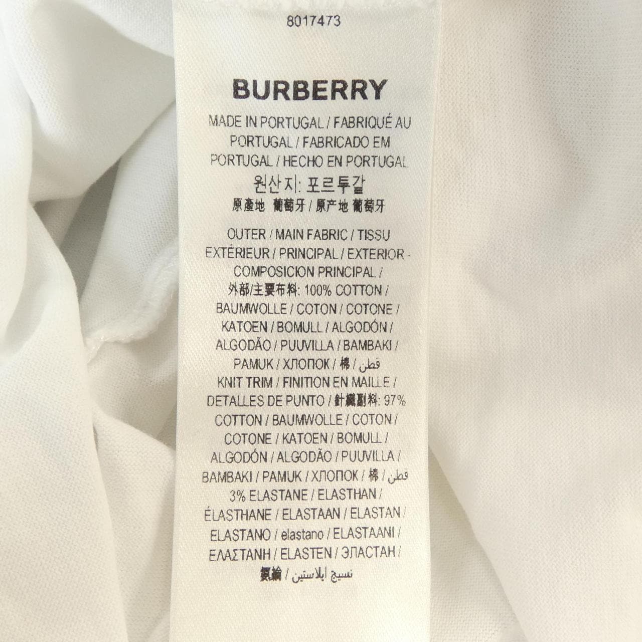 バーバリー BURBERRY 801747311 Tシャツ