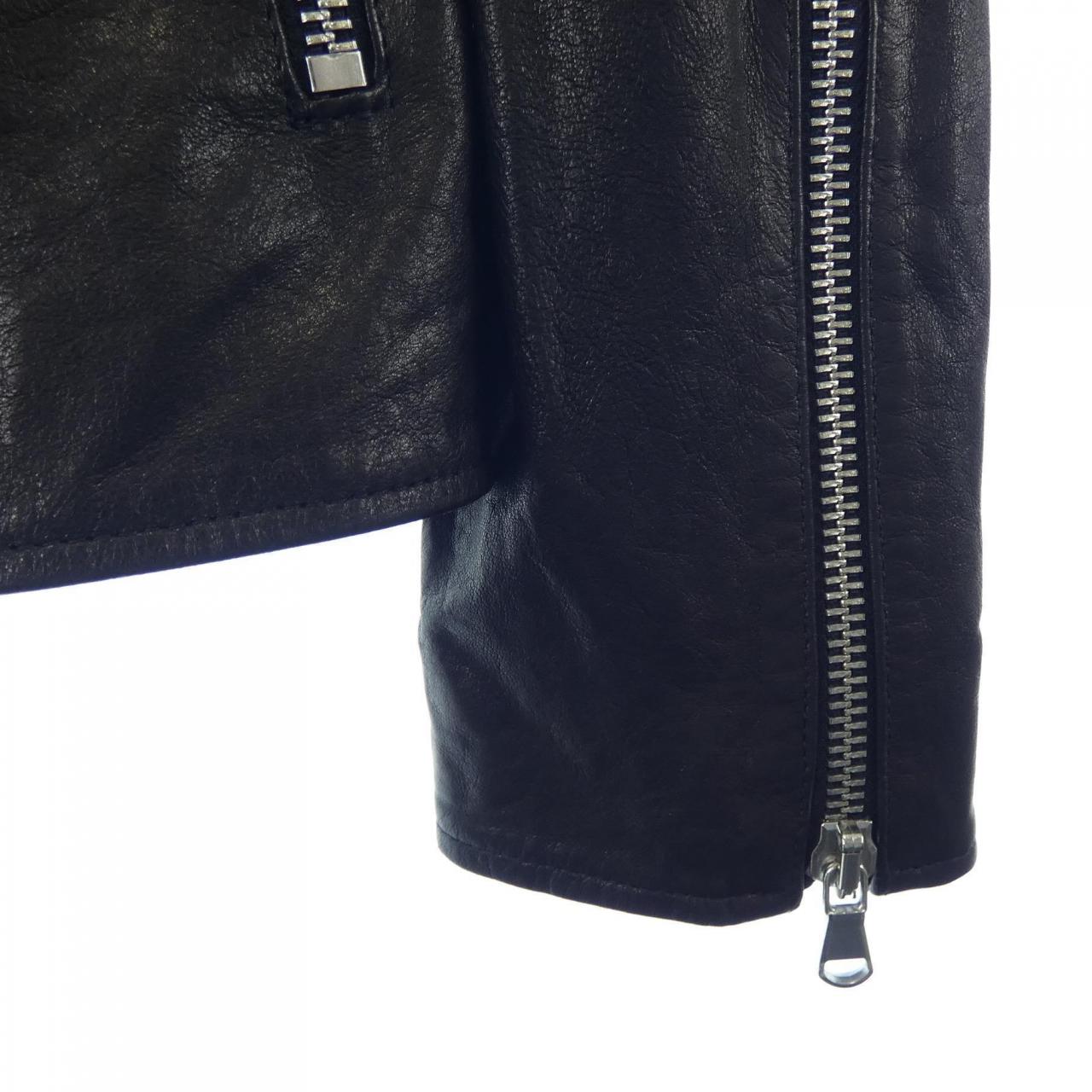 ブランシュール blancheur レザーライダースジャケット