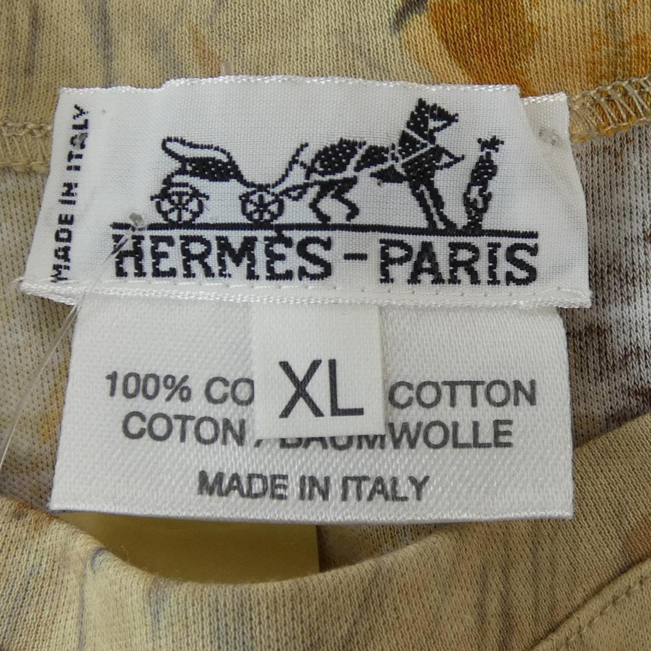 【ヴィンテージ】エルメス HERMES LIONS DANS LA SAVANE Tシャツ