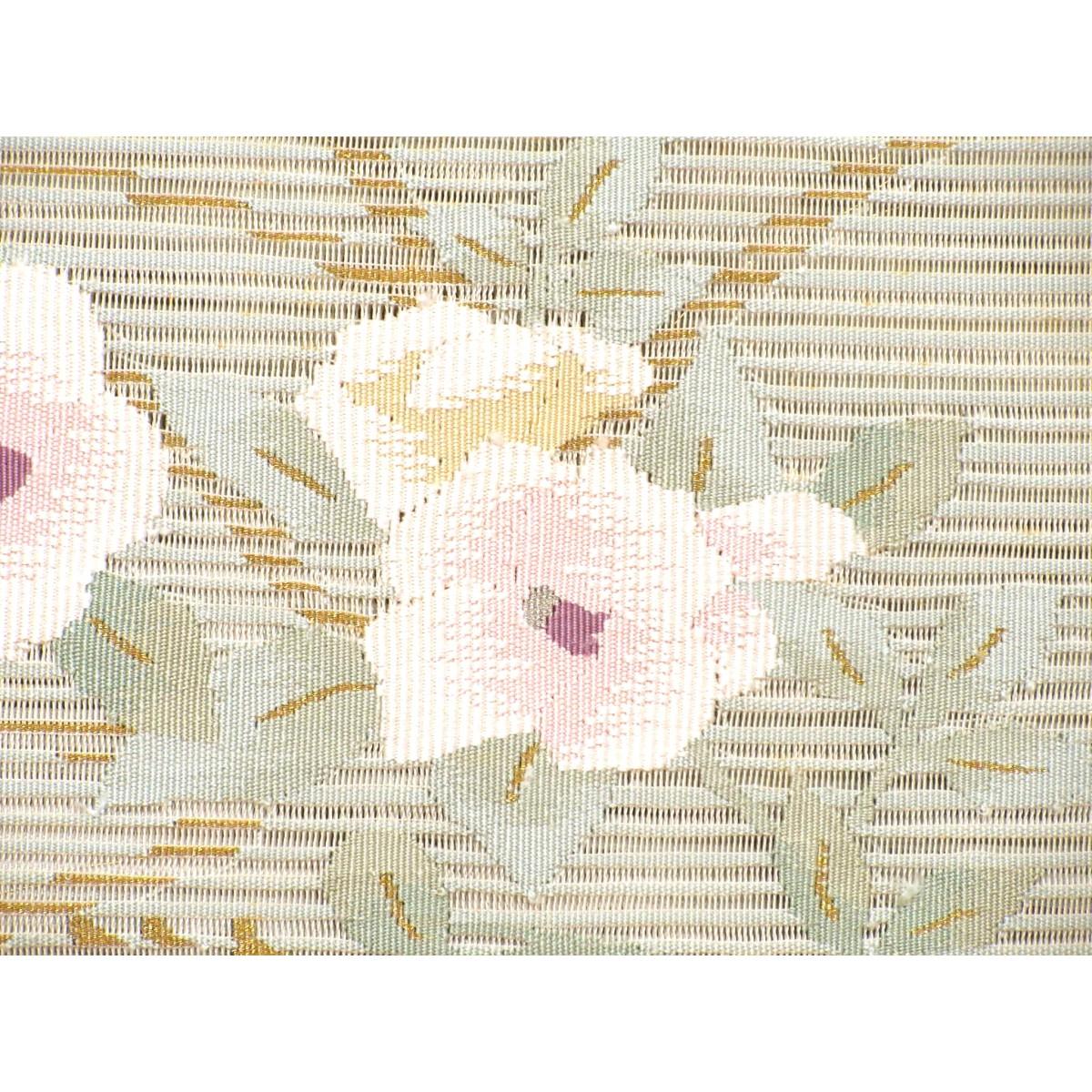 【未使用品】夏名古屋帯　絽綴織