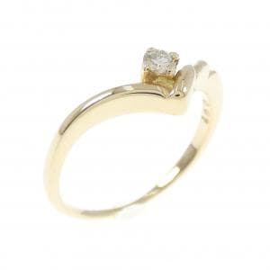 K18YG ダイヤモンド リング 0.07CT