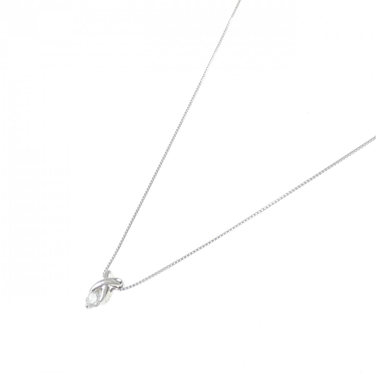 PT900/PT850 ダイヤモンド ネックレス 0.08CT