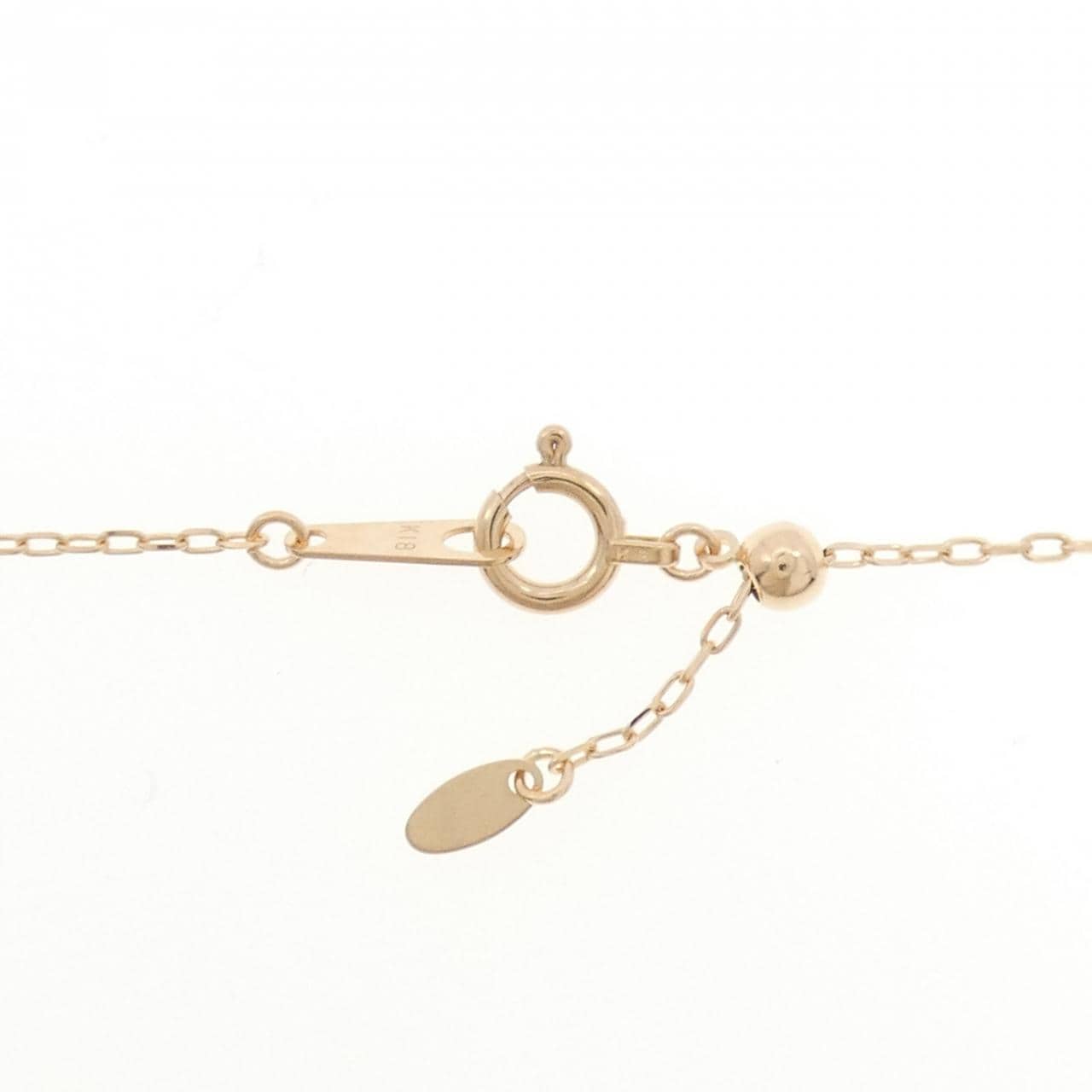 K18PG ダイヤモンド ネックレス 0.33CT
