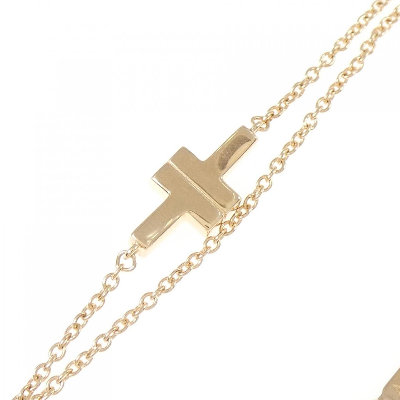 ティファニー T ダブル チェーン ブレスレット