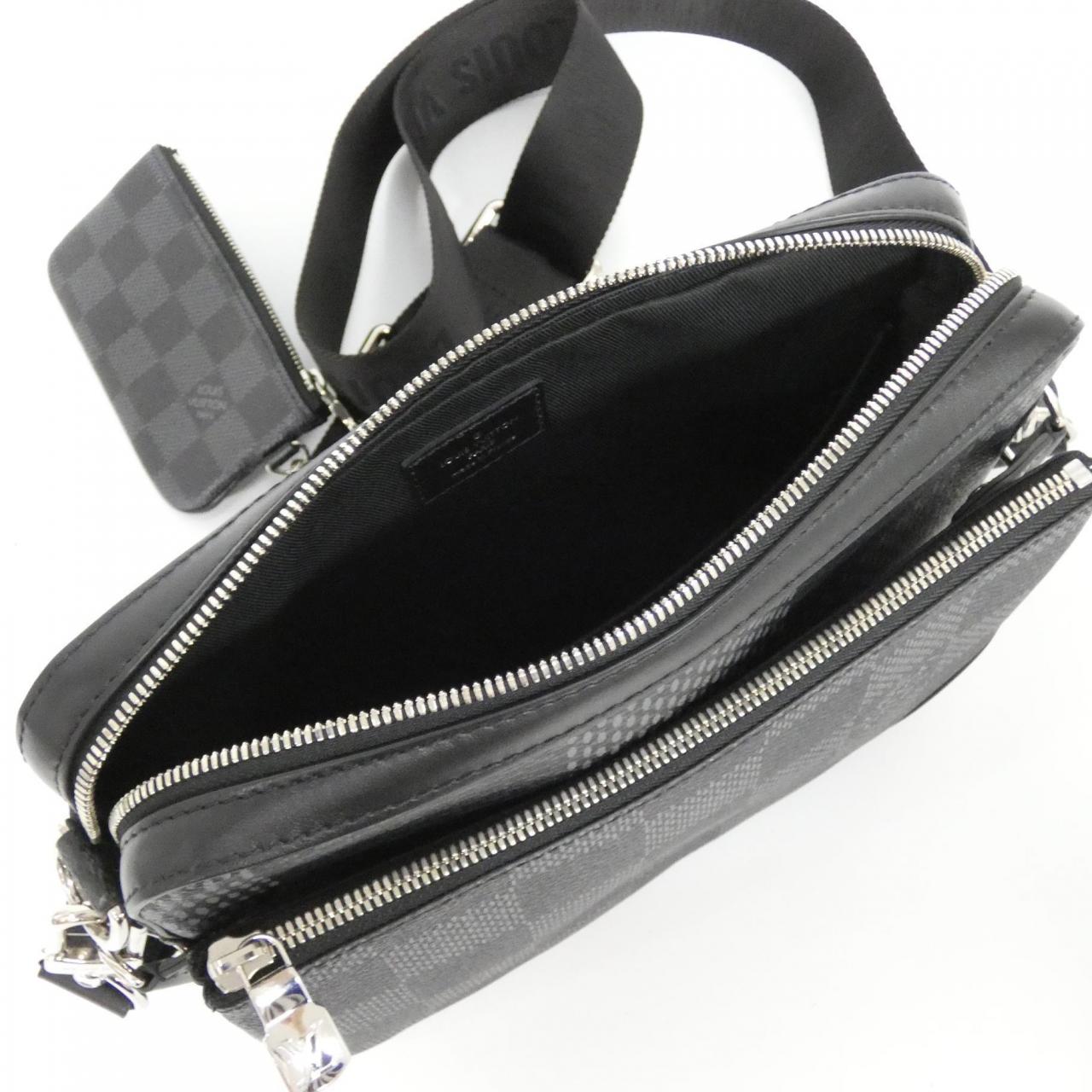 ルイヴィトン ダミエ グラフィット 3D トリオ メッセンジャー N50017 ショルダーバッグ