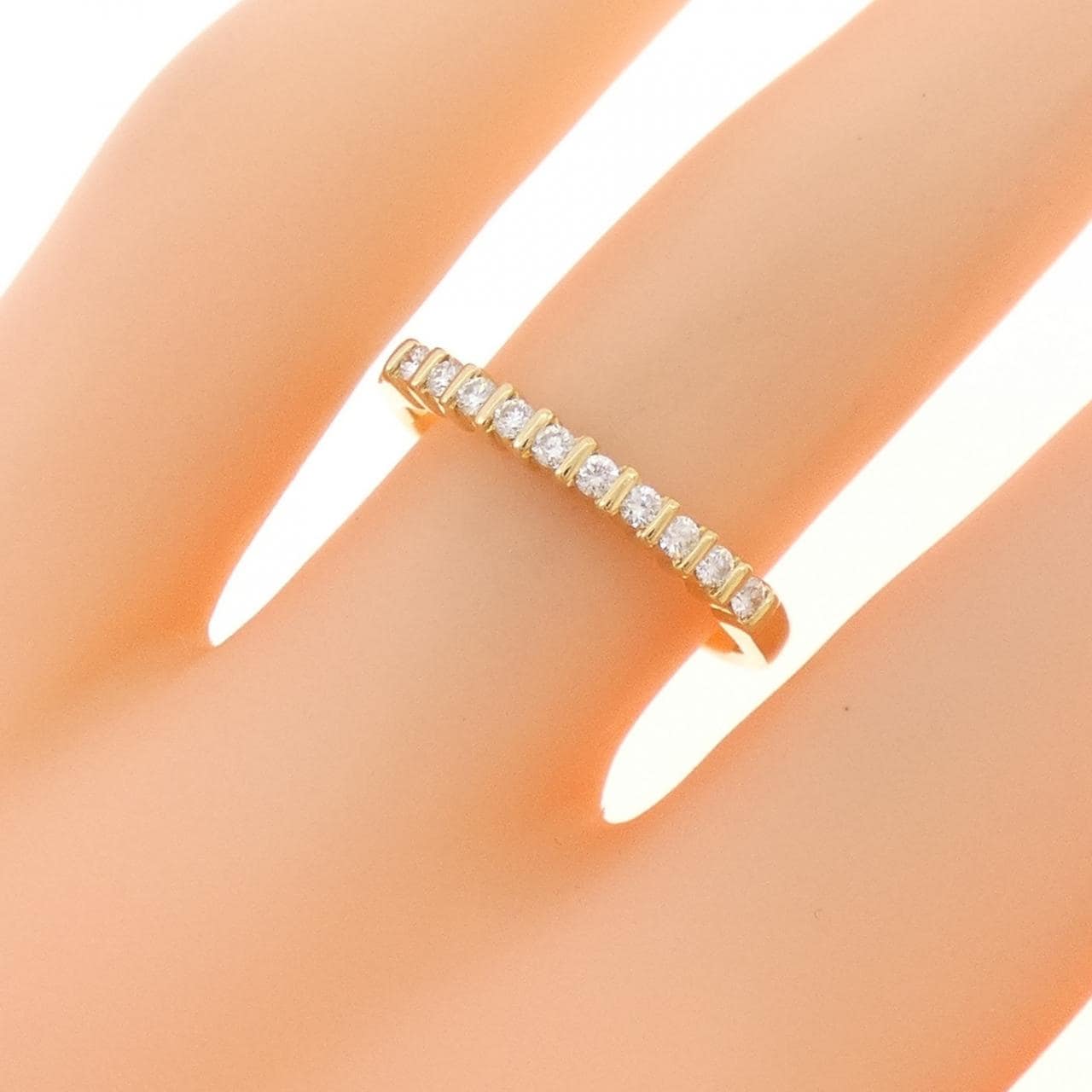 750YG ダイヤモンド リング 0.14CT