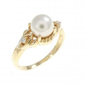 K18YG アコヤパール リング 5.8mm