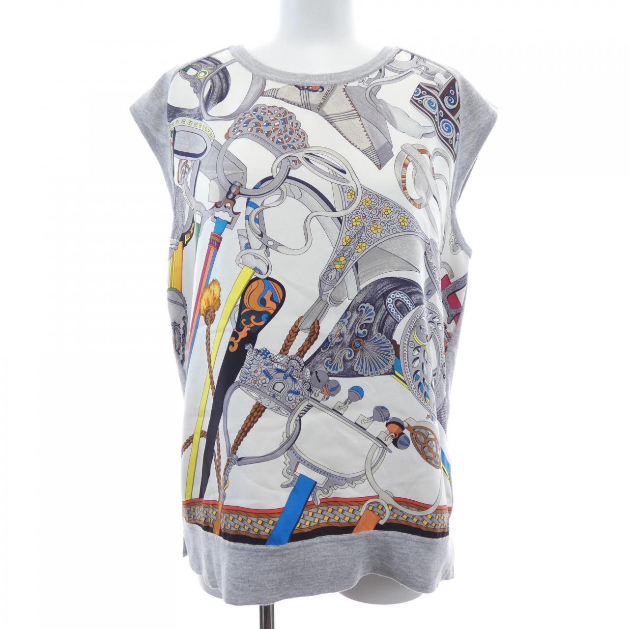 エルメス HERMES CONCOURS D'ETRIES 46-7763 ツイルレーヌ. ニット