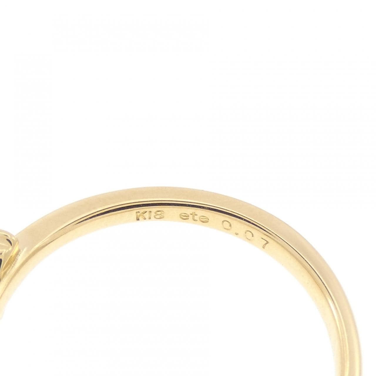 エテ ハート ダイヤモンド リング 0.07CT