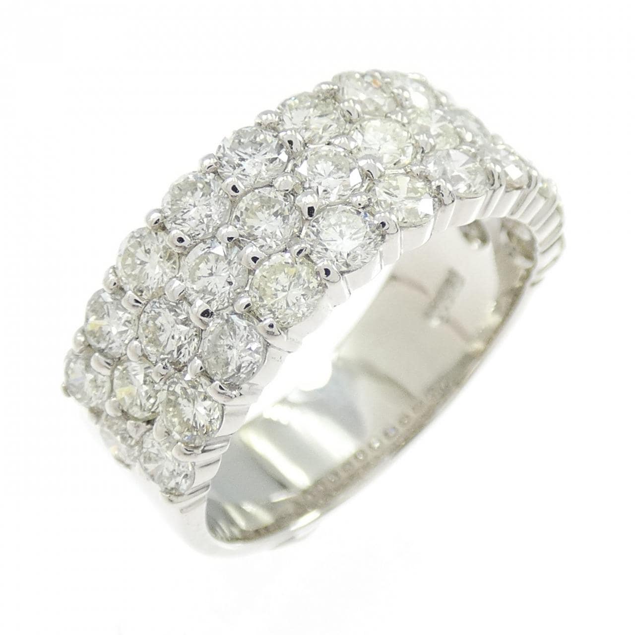 PT900 パヴェ ダイヤモンド リング 2.00CT