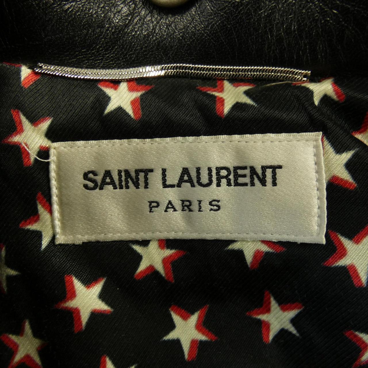 サンローラン SAINT LAURENT レザーライダースジャケット