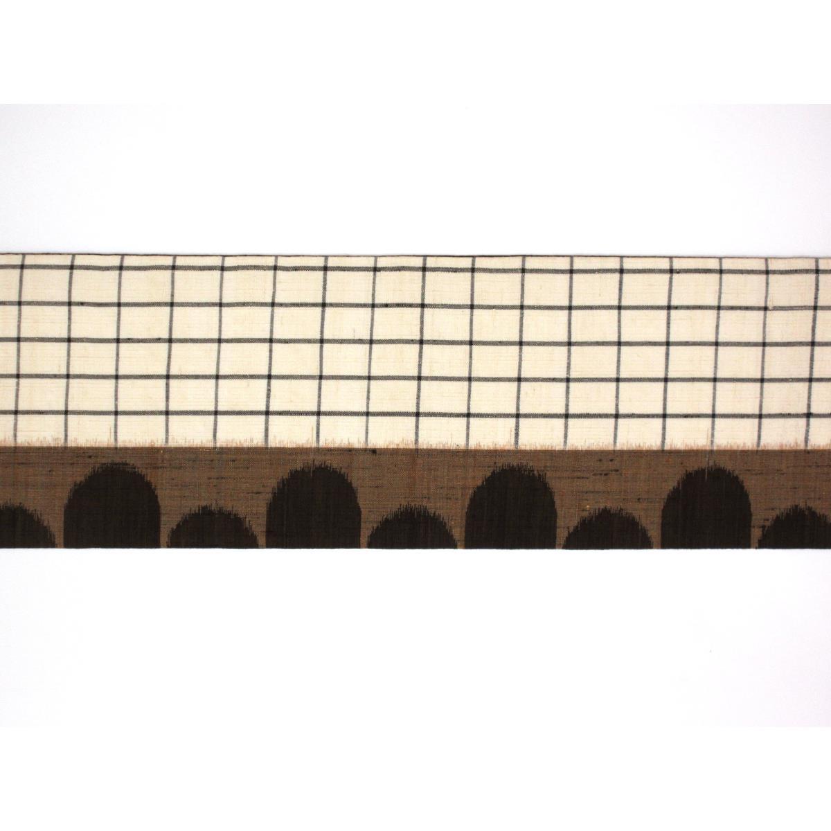 Nagoya obi, pongee weave