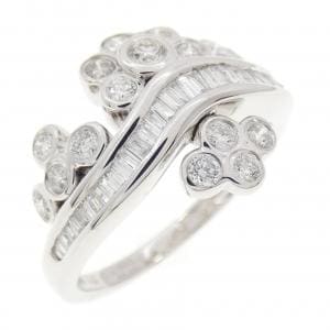 K18WG ダイヤモンド リング 0.96CT