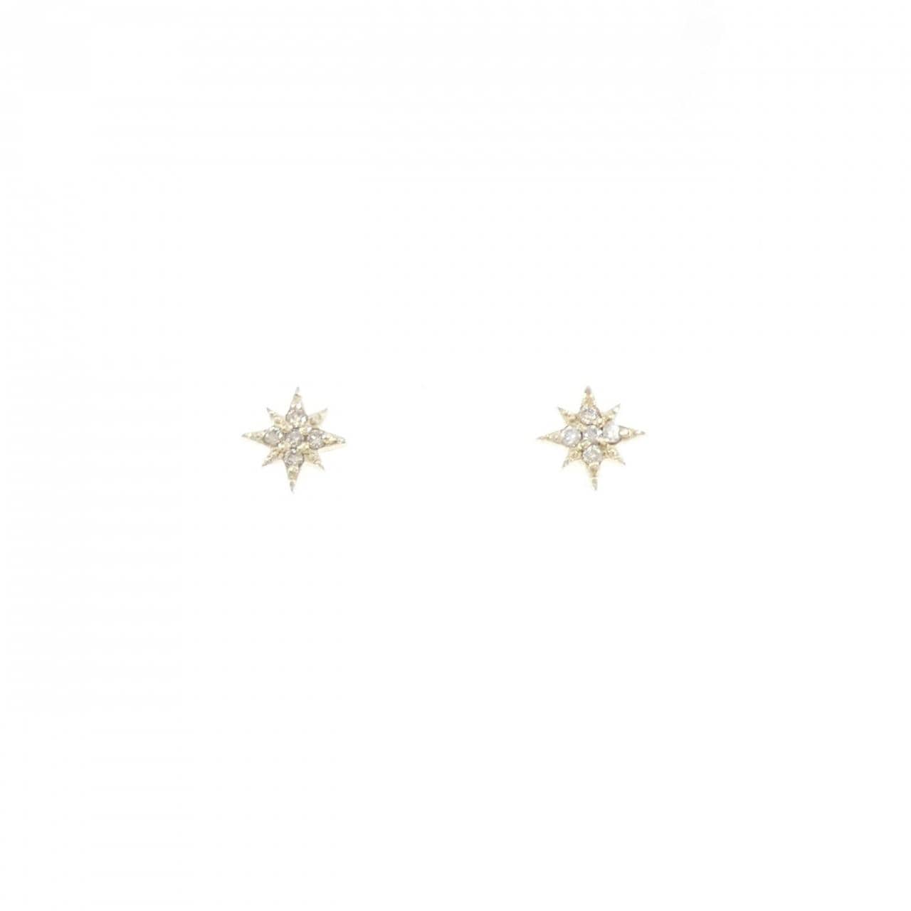 K10YG鑽石耳環 0.04CT