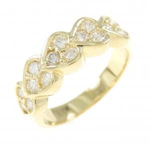 K18YG ハート ダイヤモンド リング 0.50CT