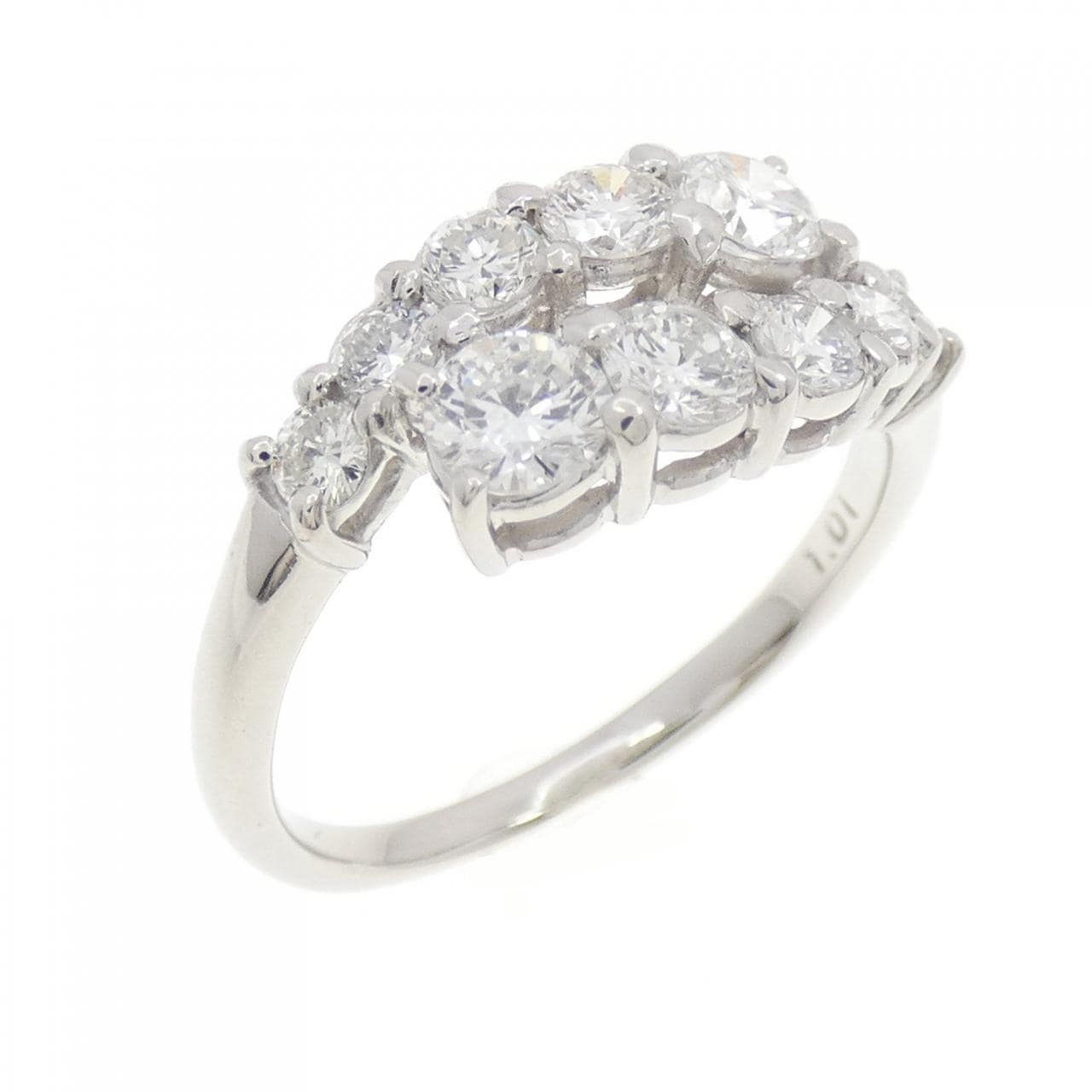 PT900 ダイヤモンド リング 1.01CT