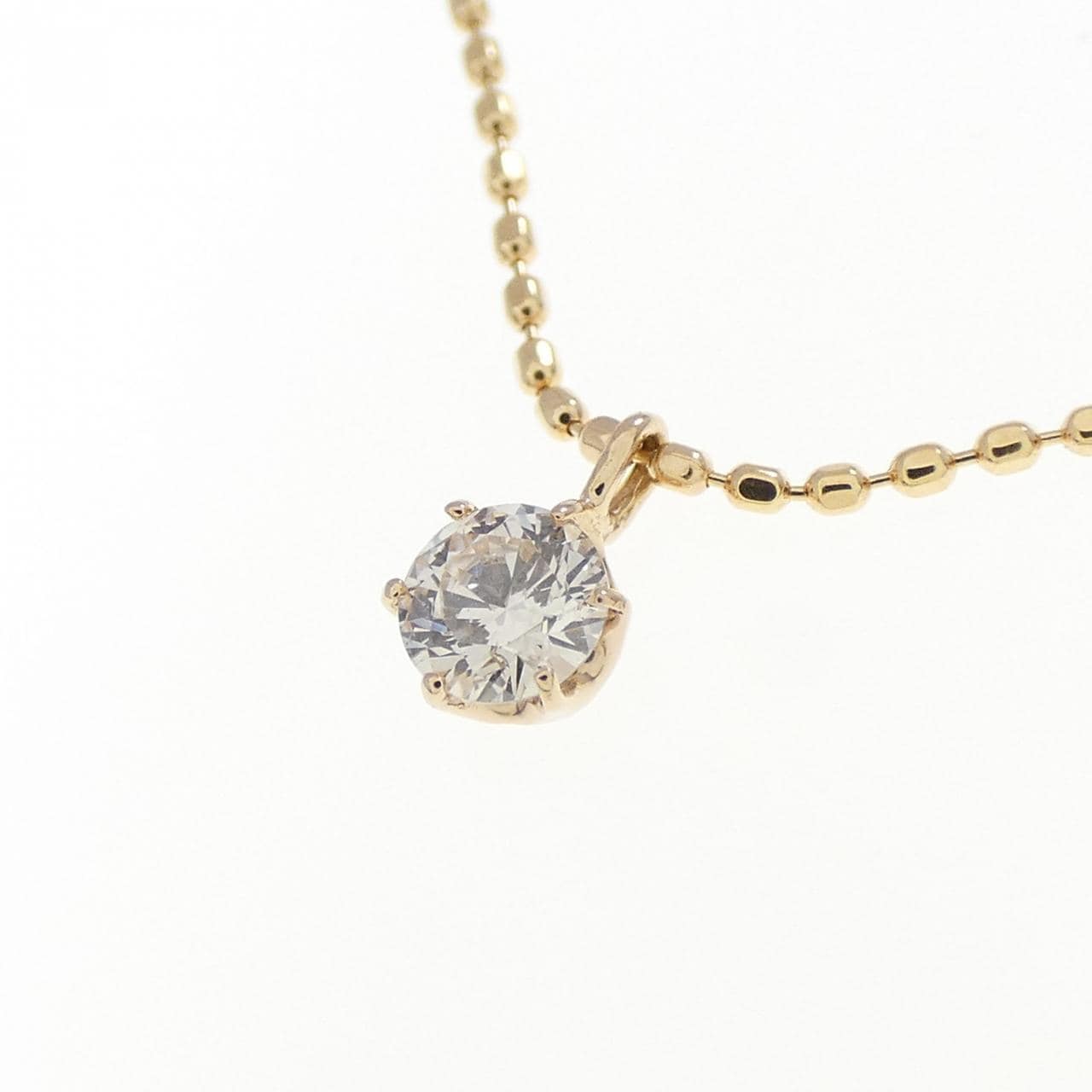 K18YG ダイヤモンド ネックレス 0.36CT