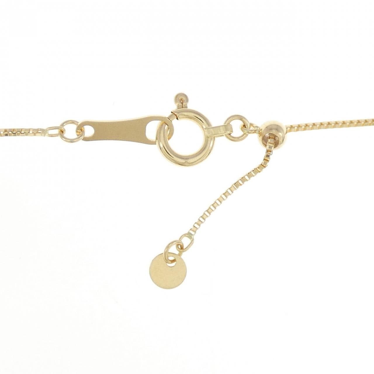 [BRAND NEW] K18YG Diamond necklace 0.80CT