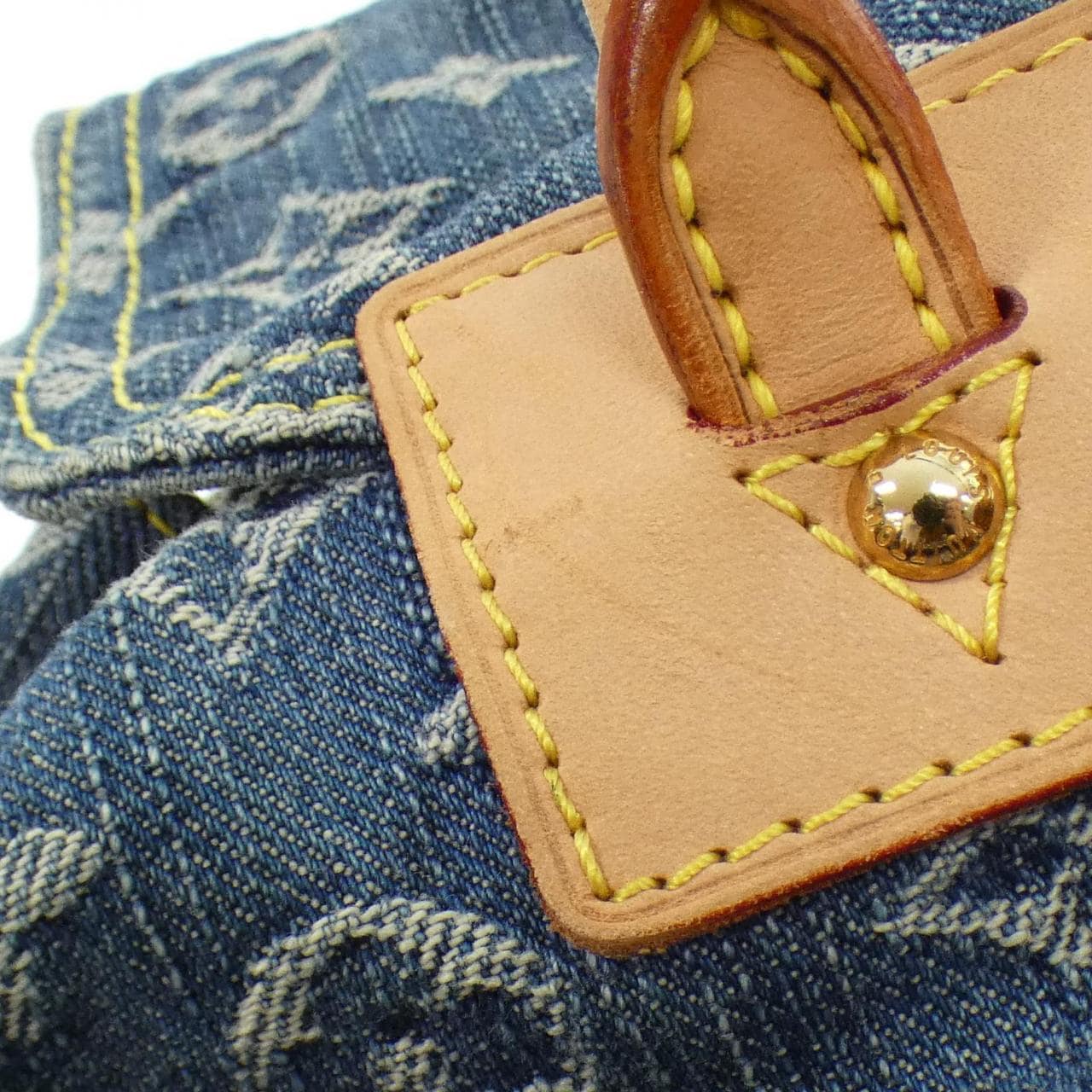 LOUIS VUITTON Monogram牛仔布袋廣告 GM M95056双肩包