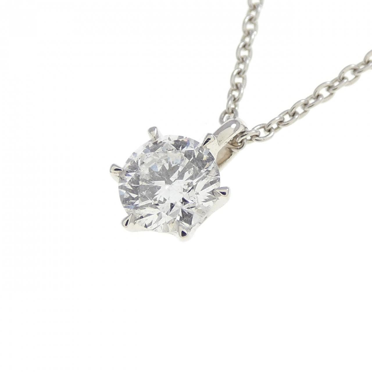 [Remake] PT900/PT850 Diamond Necklace 0.328CT E I1 VG