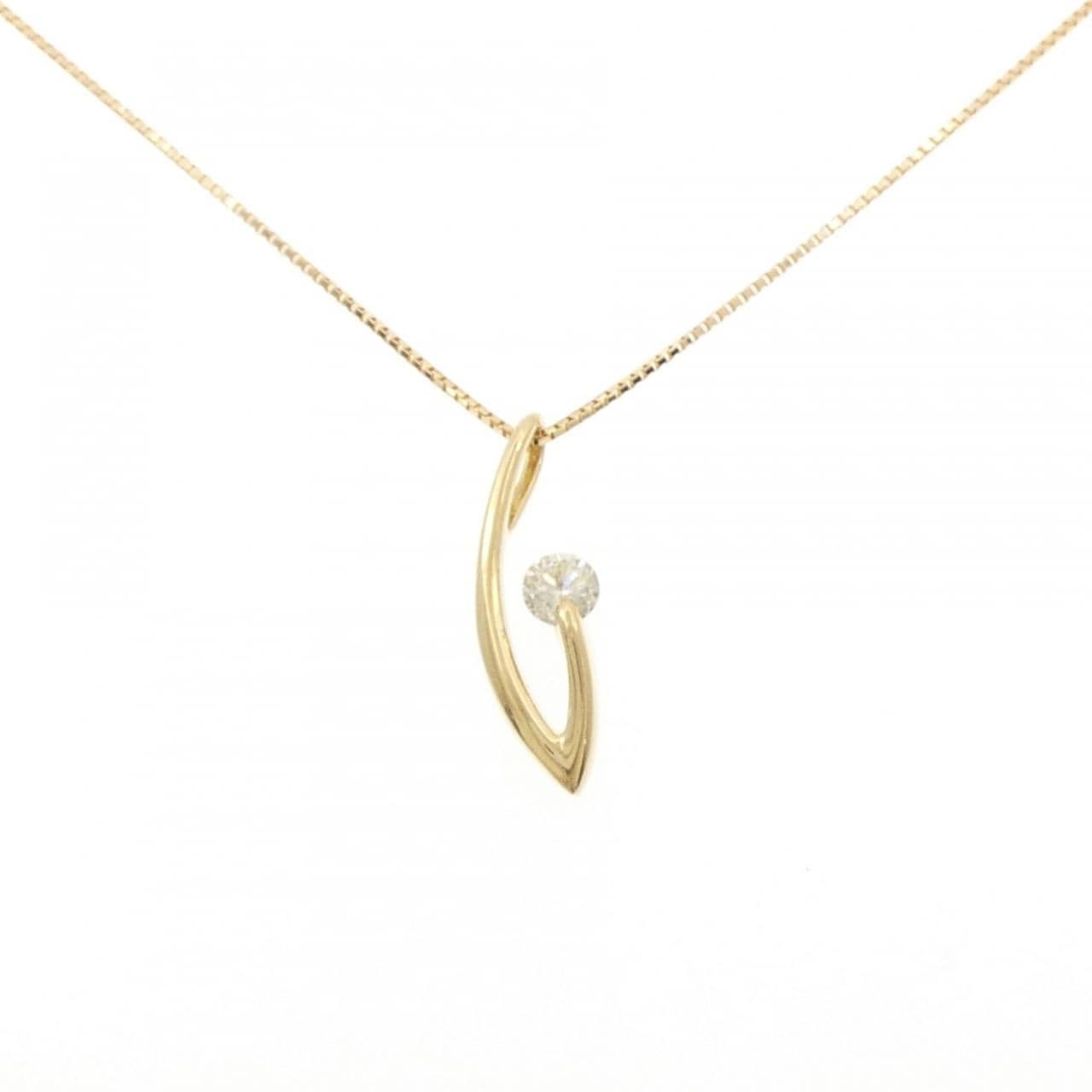 K18YG ダイヤモンド ネックレス 0.31CT