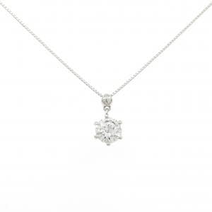 PT/PT850 ソリティア ダイヤモンド ネックレス 0.581CT