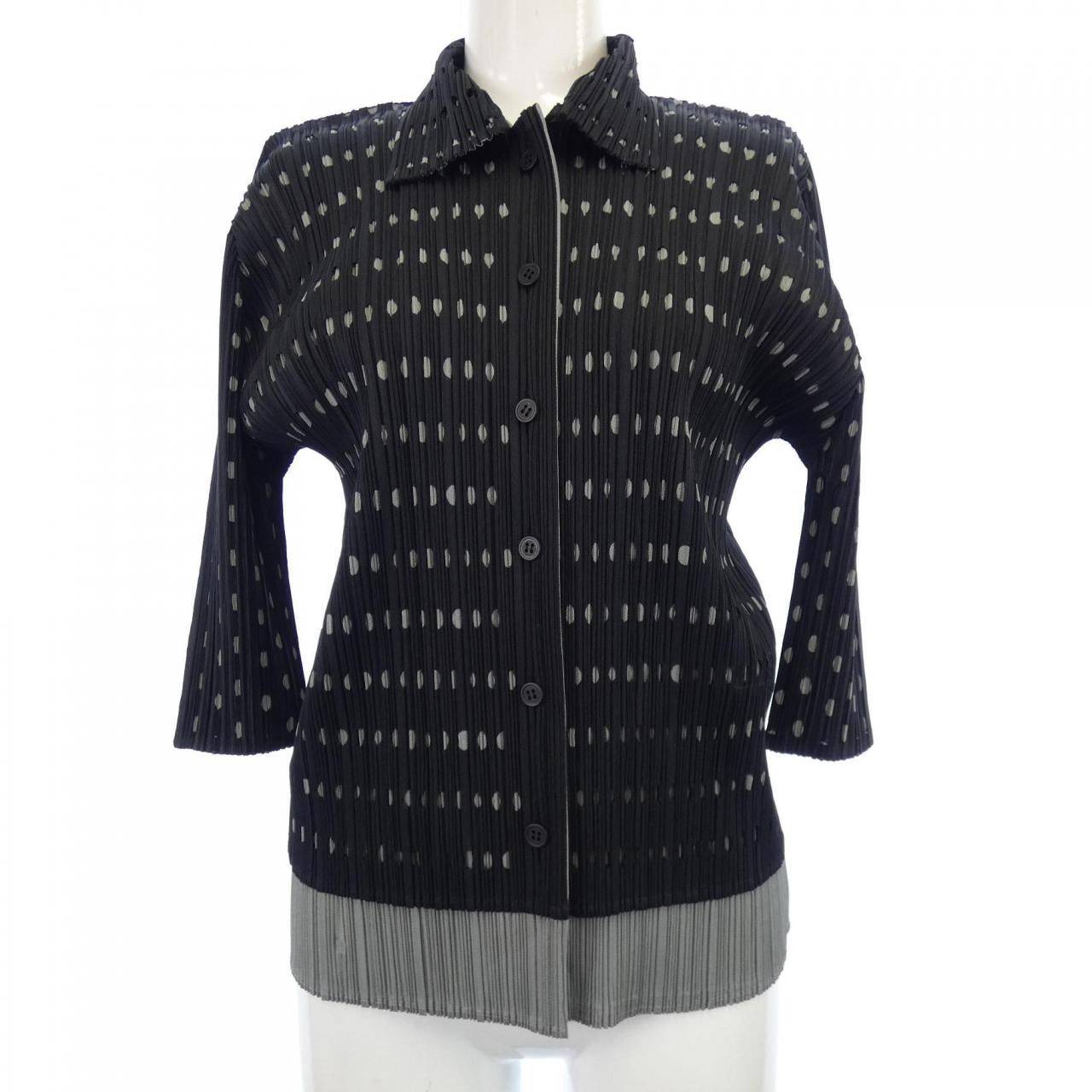 プリーツプリーズ PLEATS PLEASE 2005 カッティングドット PP51-JJ563 7559112 シャツ