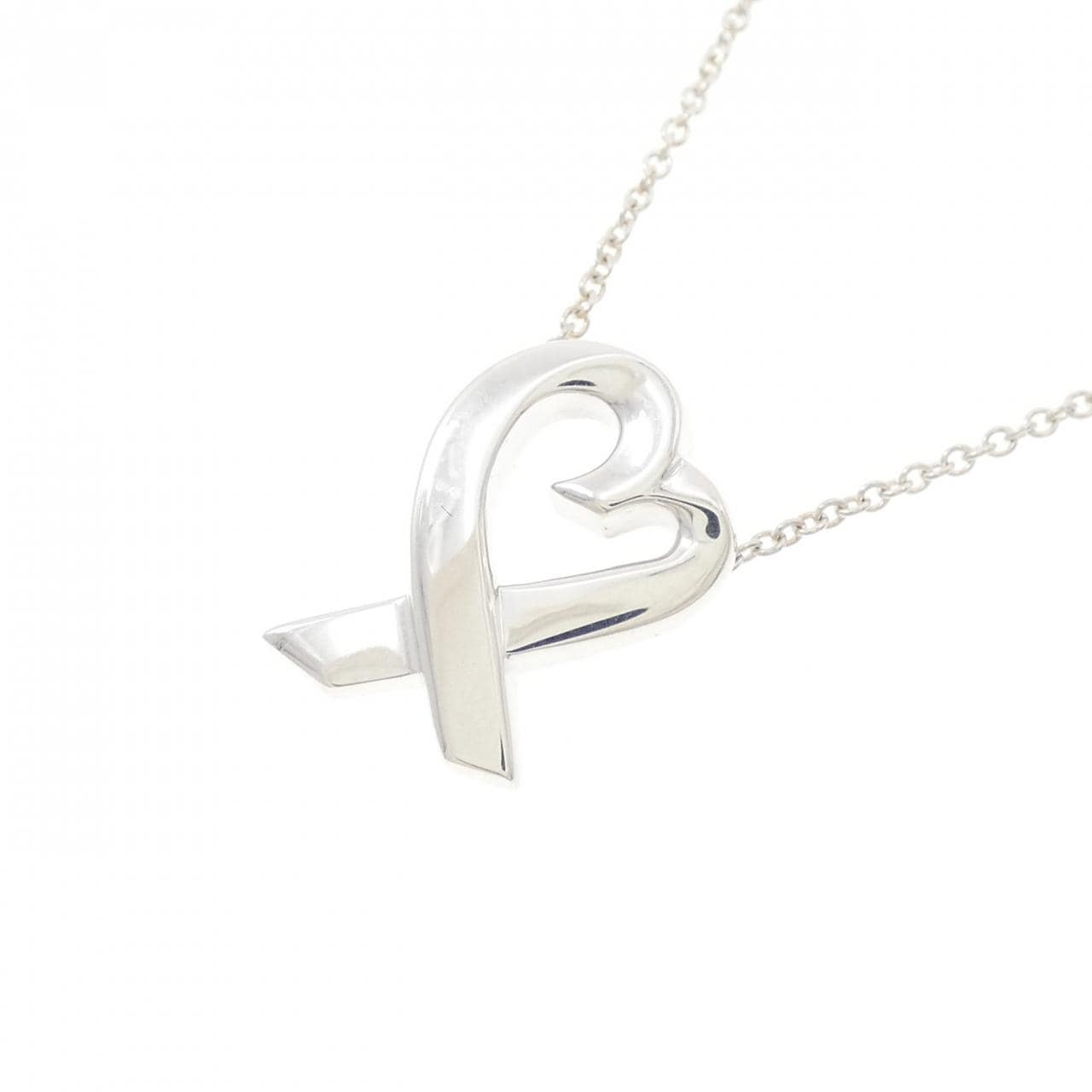 ティファニー ラビングハート スモール ネックレス