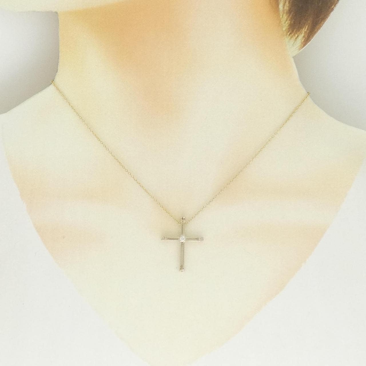 スタージュエリー ダイヤモンド ネックレス 0.19CT