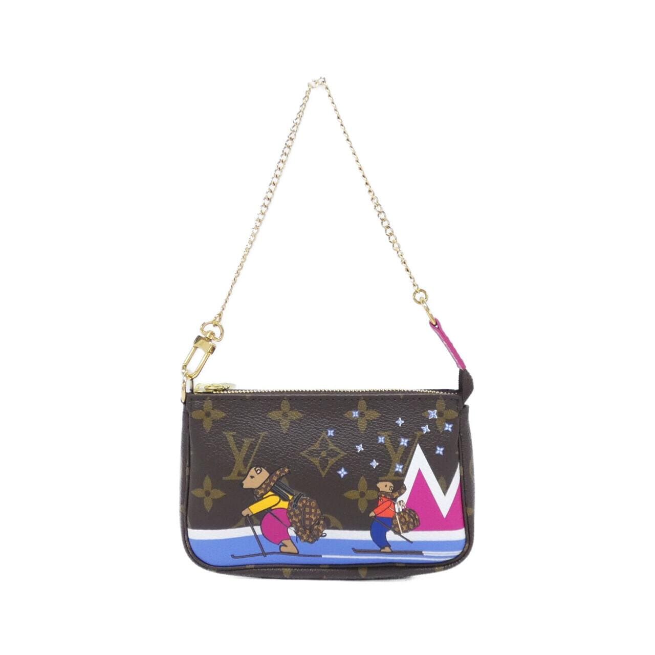 ルイヴィトン モノグラム(ホリデイ) ミニ ポシェット アクセソワール M67769 アクセサリーポーチ