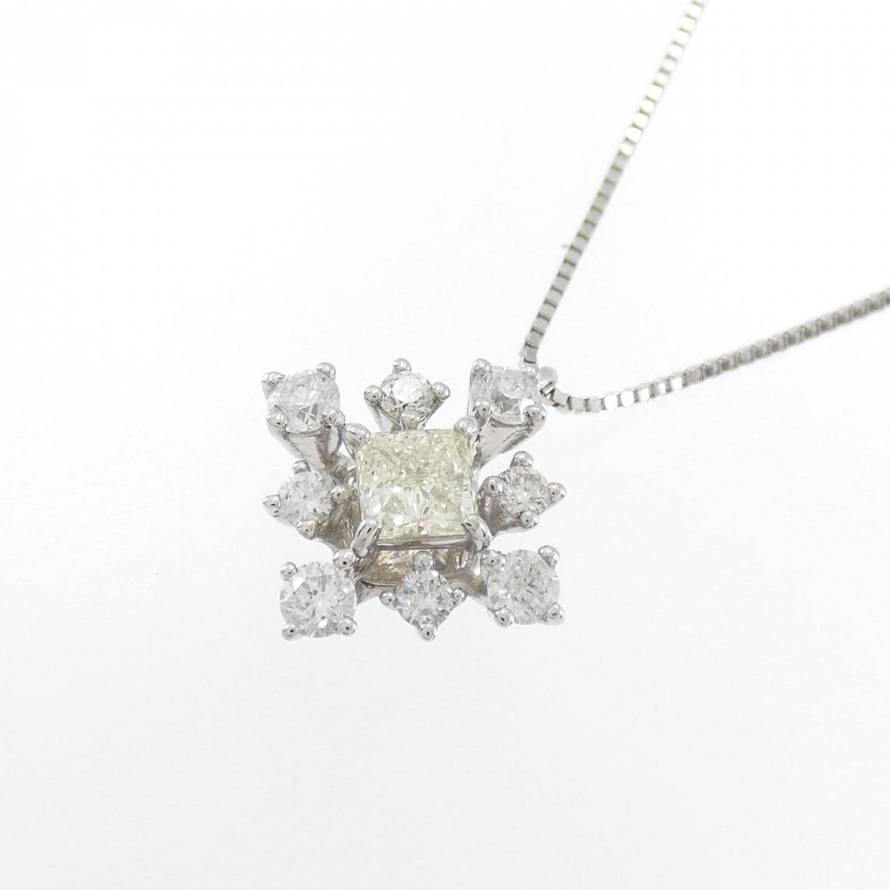 PT900/PT850 ダイヤモンド ネックレス 0.254CT