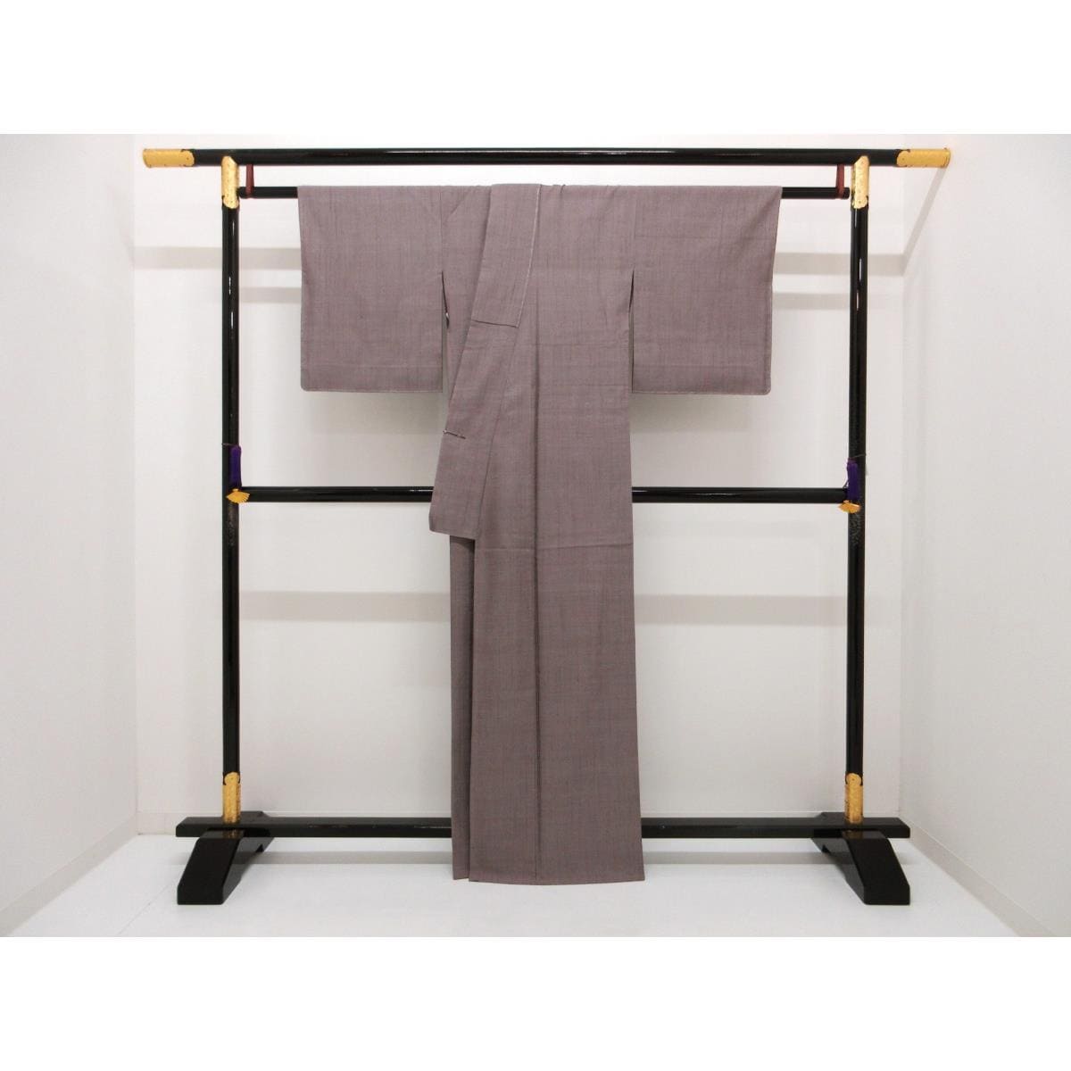 [Unused items] Single layer kimono, pongee weave, round corner, square handle