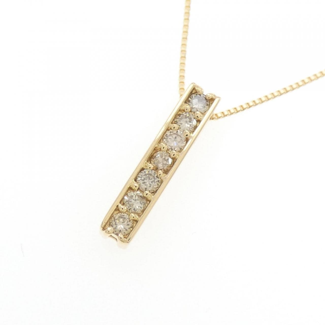 K18YG ダイヤモンド ネックレス 0.30CT