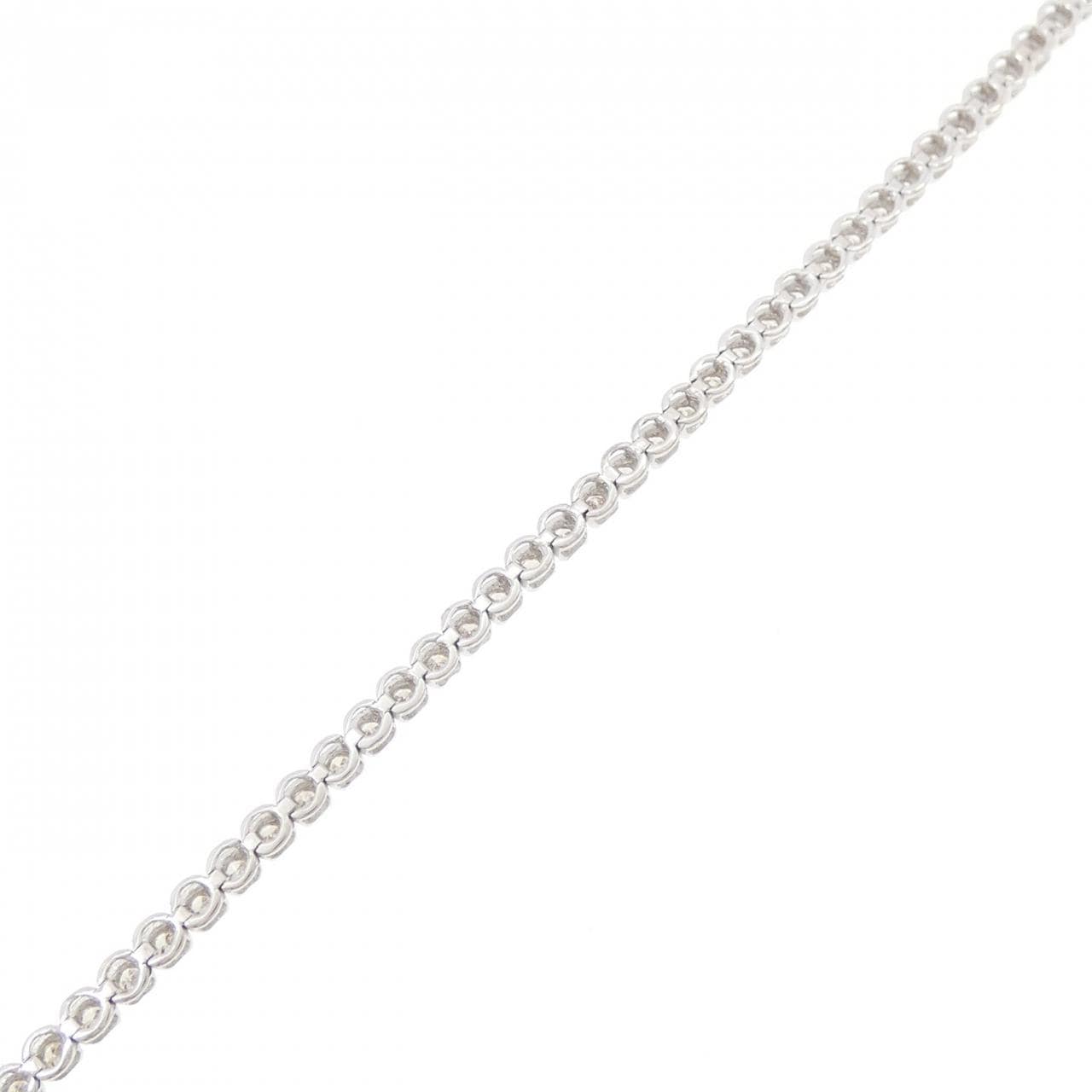 K18WG ダイヤモンド ブレスレット 1.00CT
