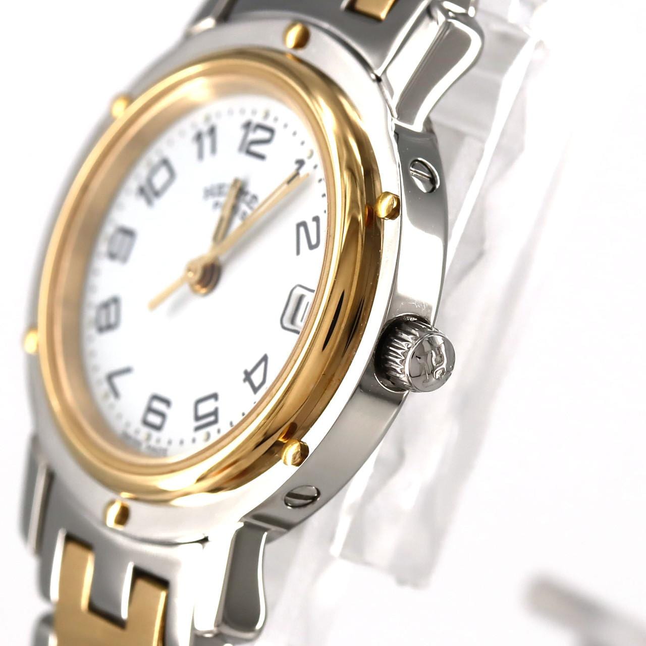 エルメス クリッパー コンビ CL4.220 SSxGP クォーツ